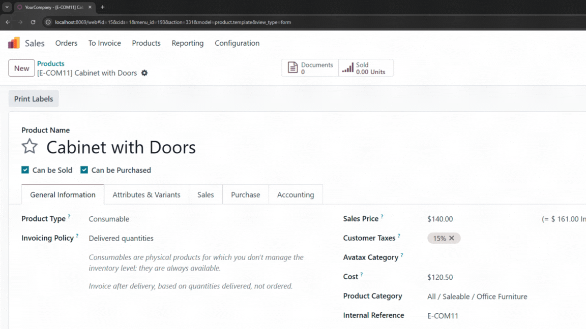 Custom Fields for Products