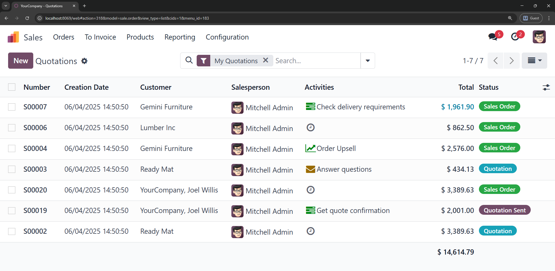 Set Up Custom Fields Screenshot