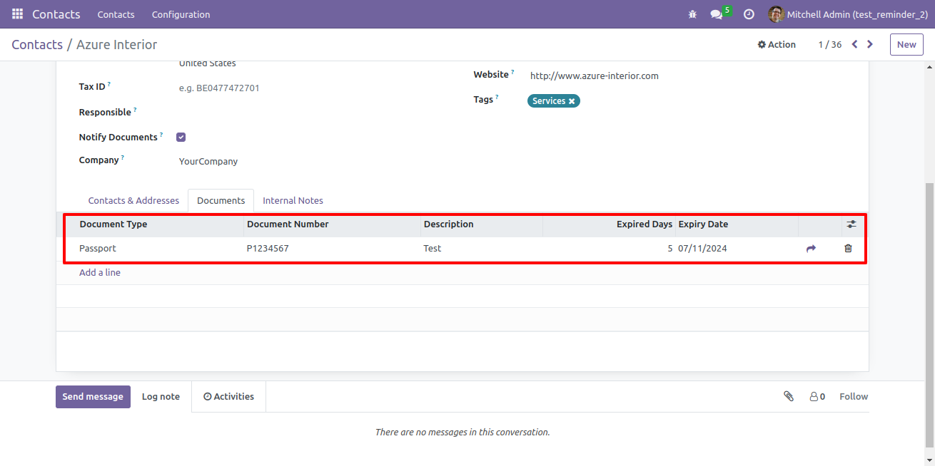 Add Document Of Any Customer Screenshot