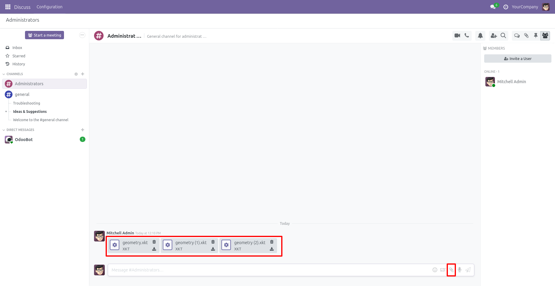 Uploading BIM/XKT Files in User Chatter