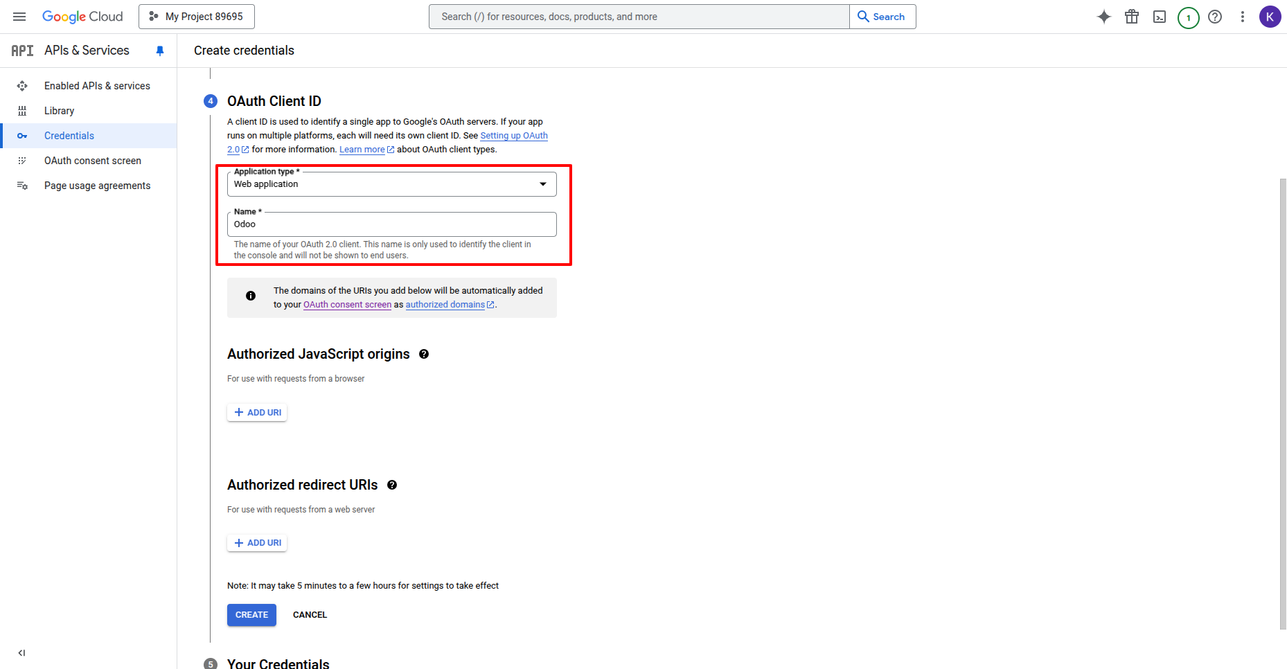 Choose Website application