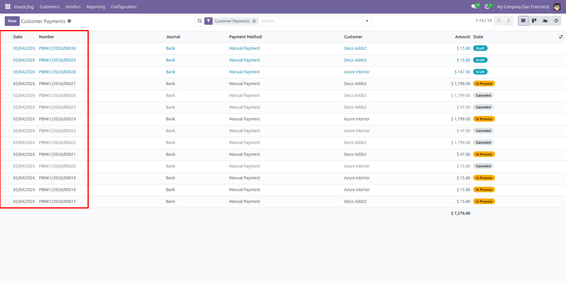 Customer Payment Records After Cancellation Processing