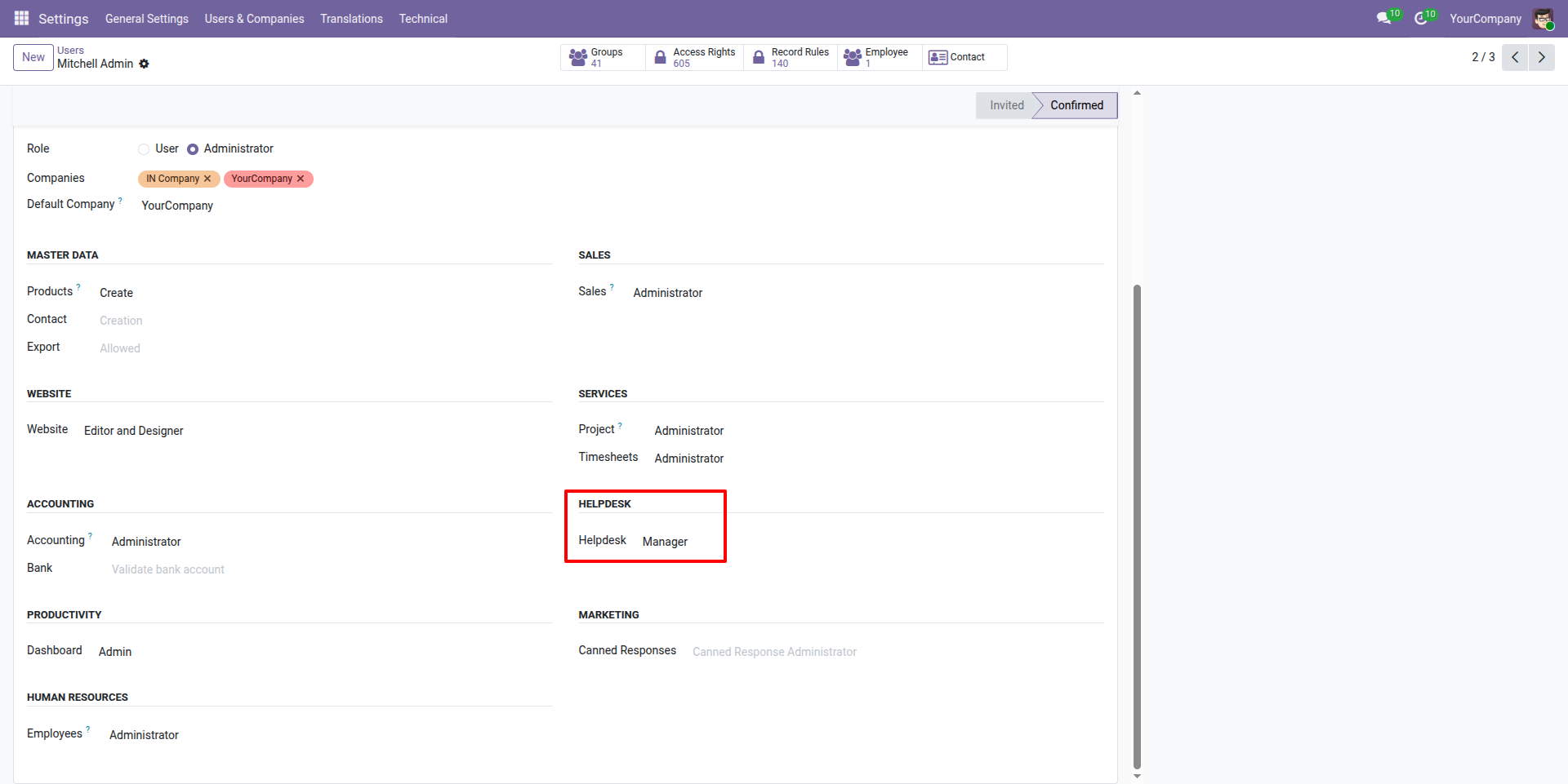 Assign User Roles