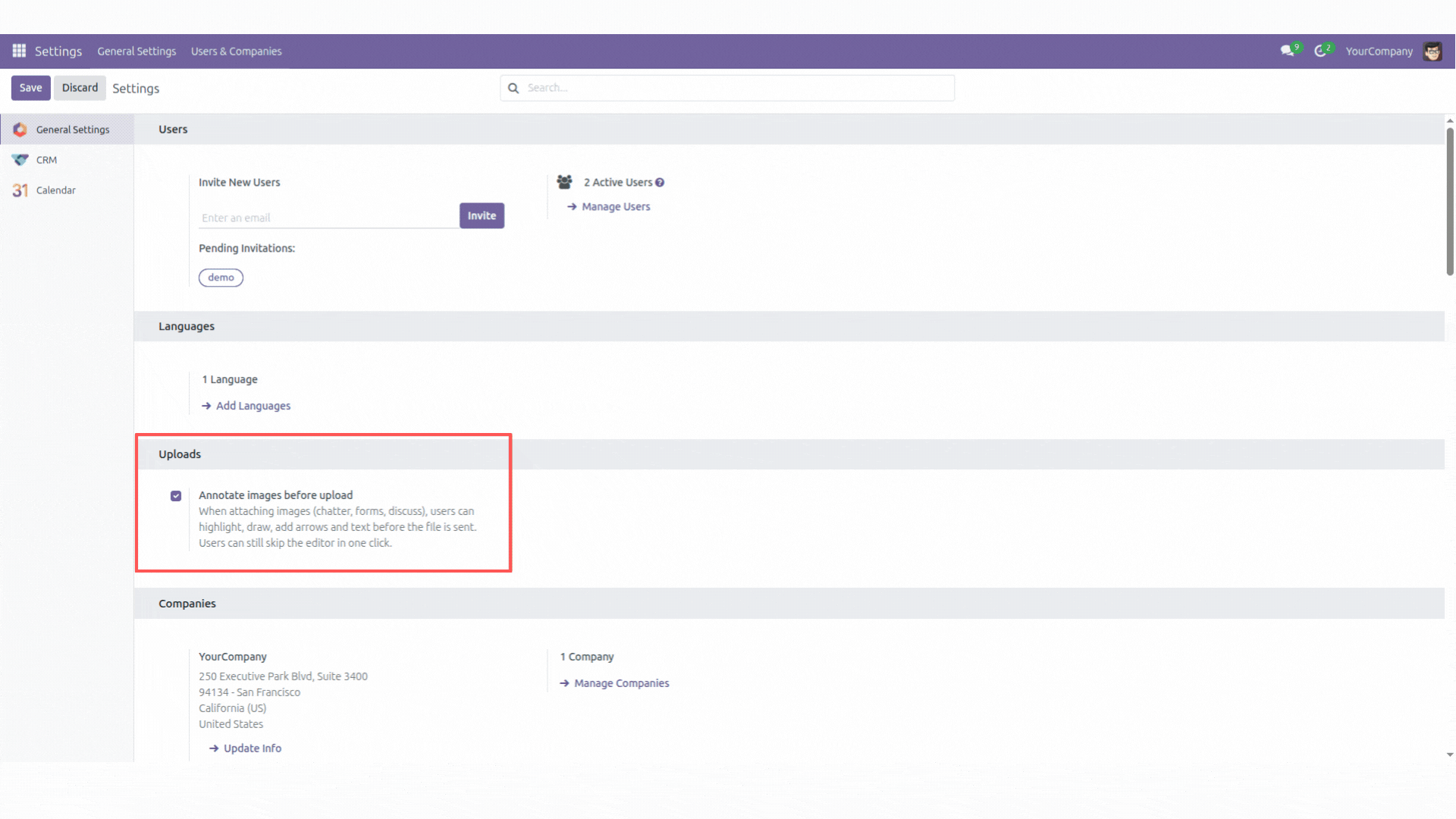 Image Upload Editor