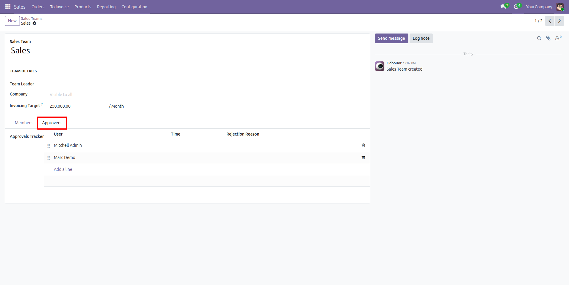 Display User Login Detail Screenshot
