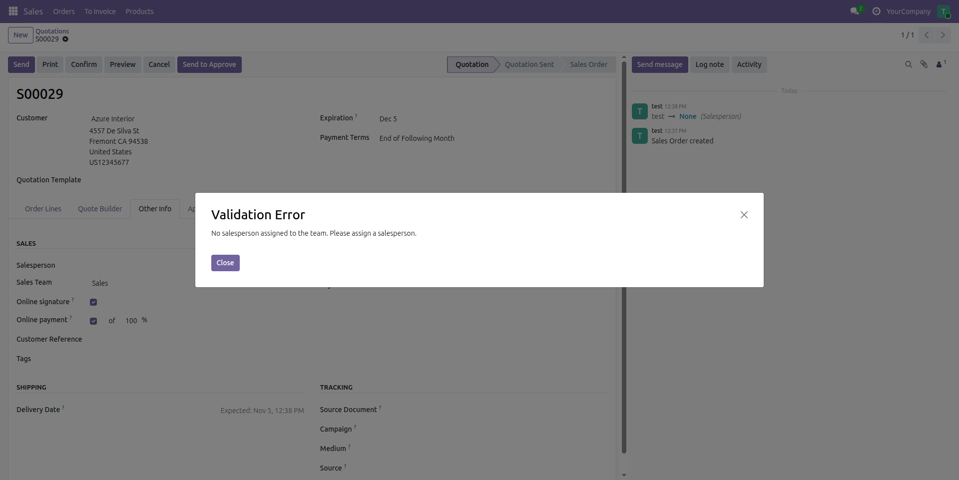 Display User Login Detail Screenshot