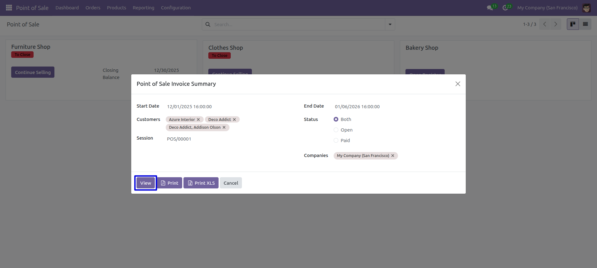 Customer POS Analysis Group By