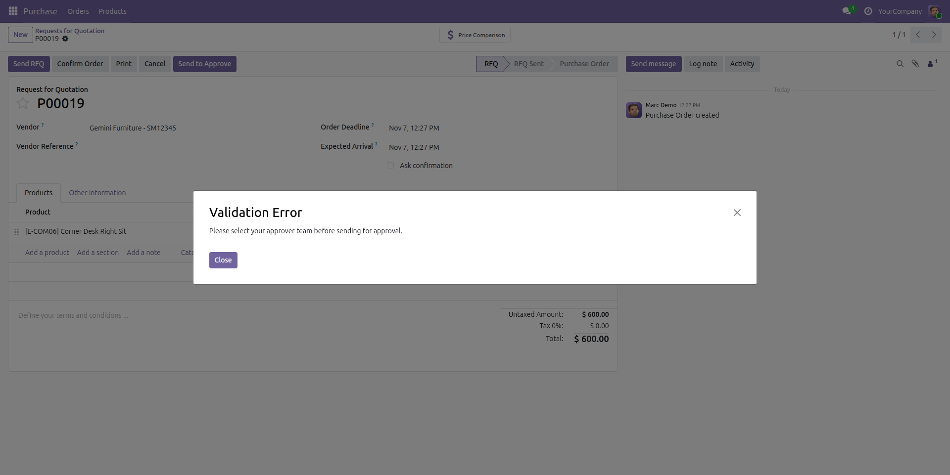 Display User Login Detail Screenshot
