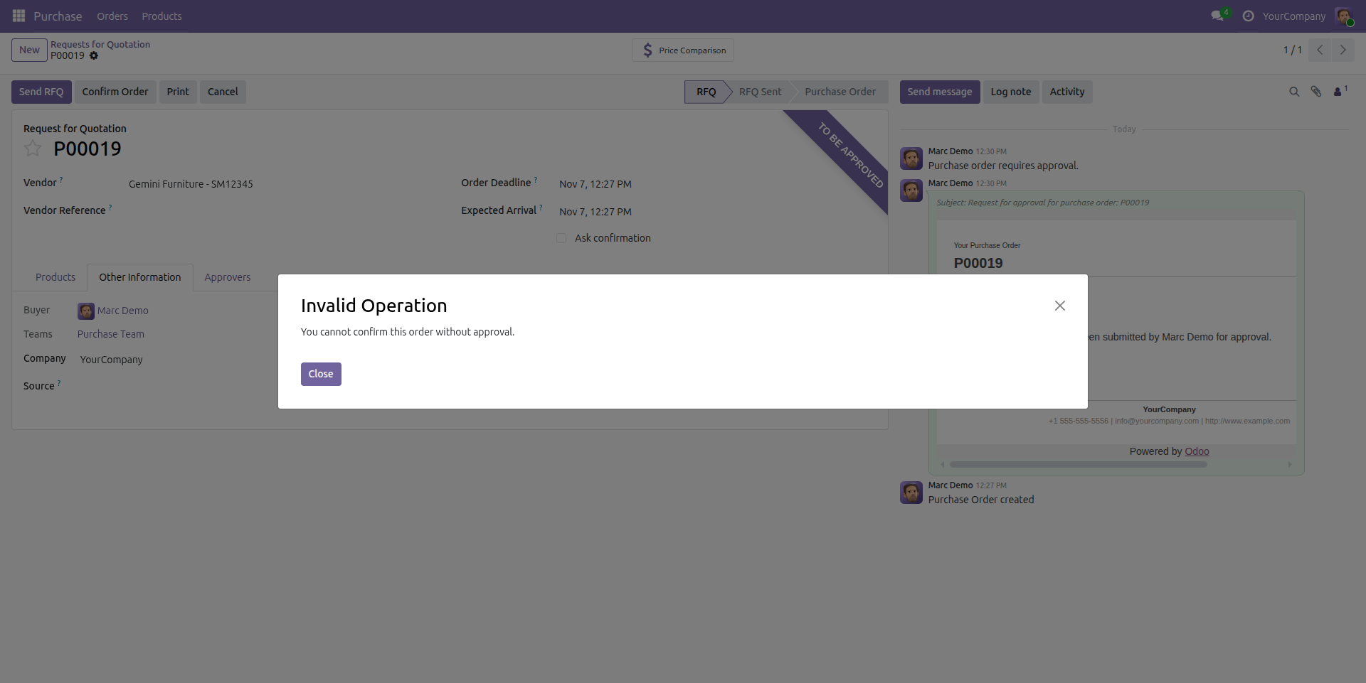 Display User Login Detail Screenshot