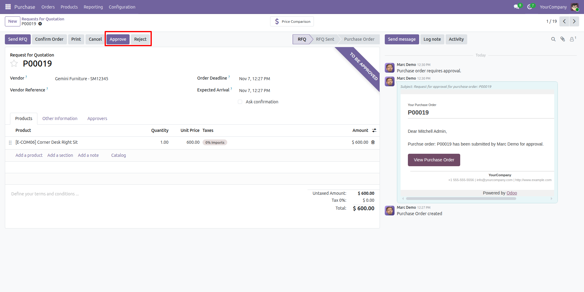Display User Login Detail Screenshot
