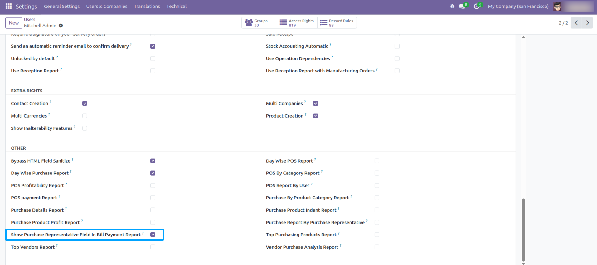 Bill Payment Report Wizard