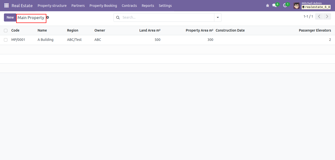 Show All Main Property Screenshot