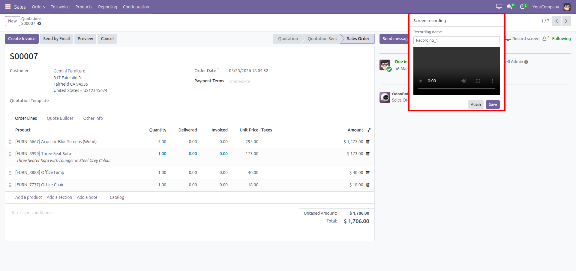 Preview and Save Screen Recordings