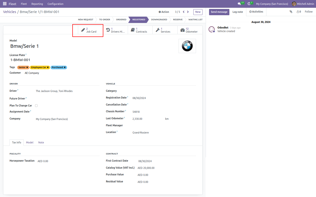 Display User Login Detail Screenshot