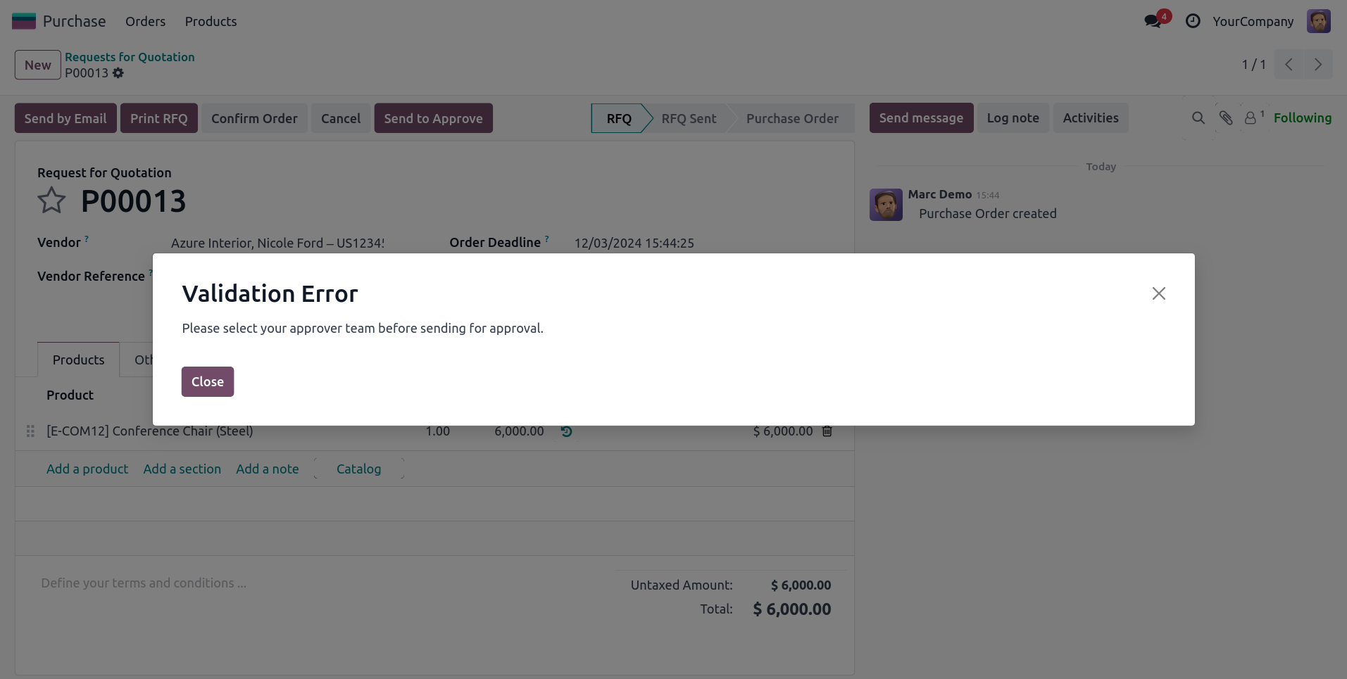Display User Login Detail Screenshot