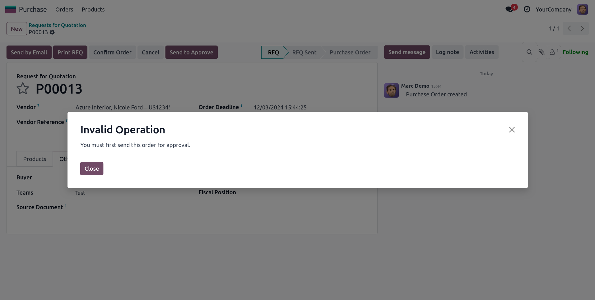 Display User Login Detail Screenshot