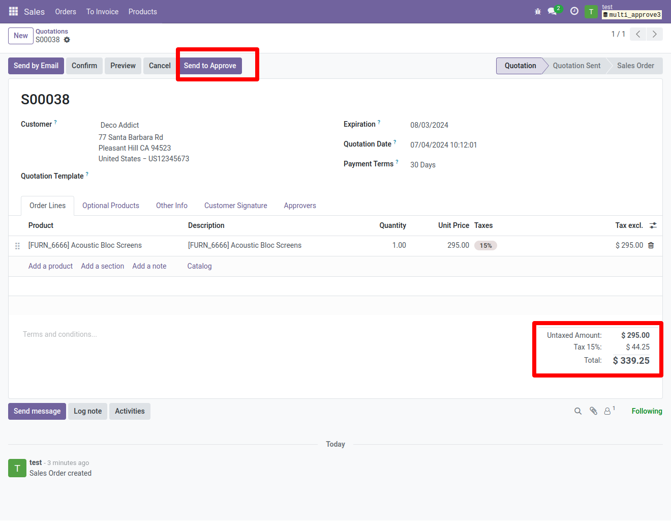 Display User Login Detail Screenshot