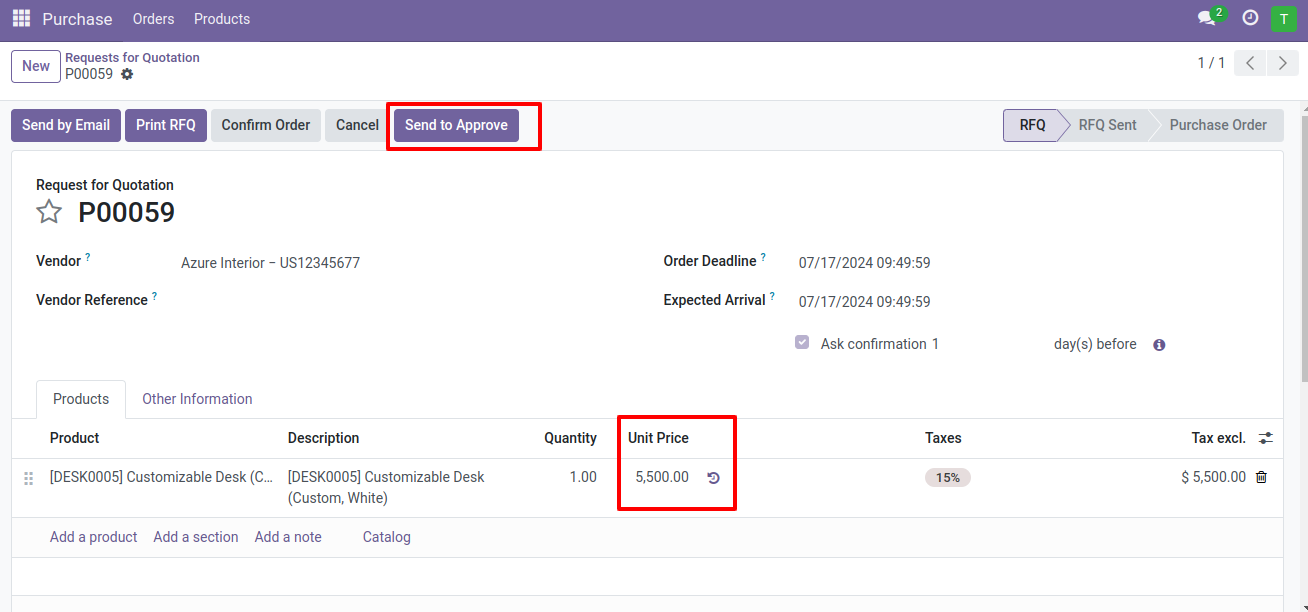 Display User Login Detail Screenshot