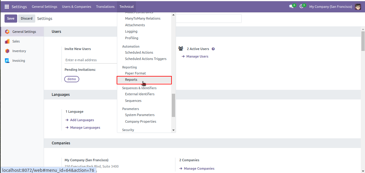 Display User Login Detail Screenshot