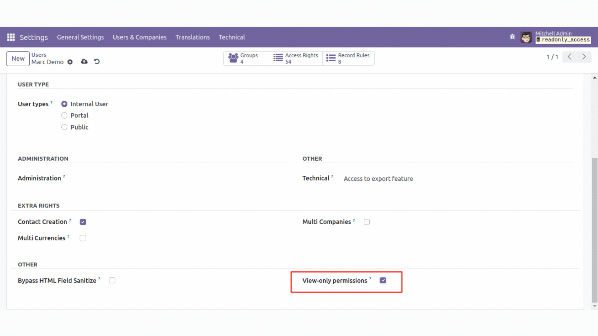Access Management Features