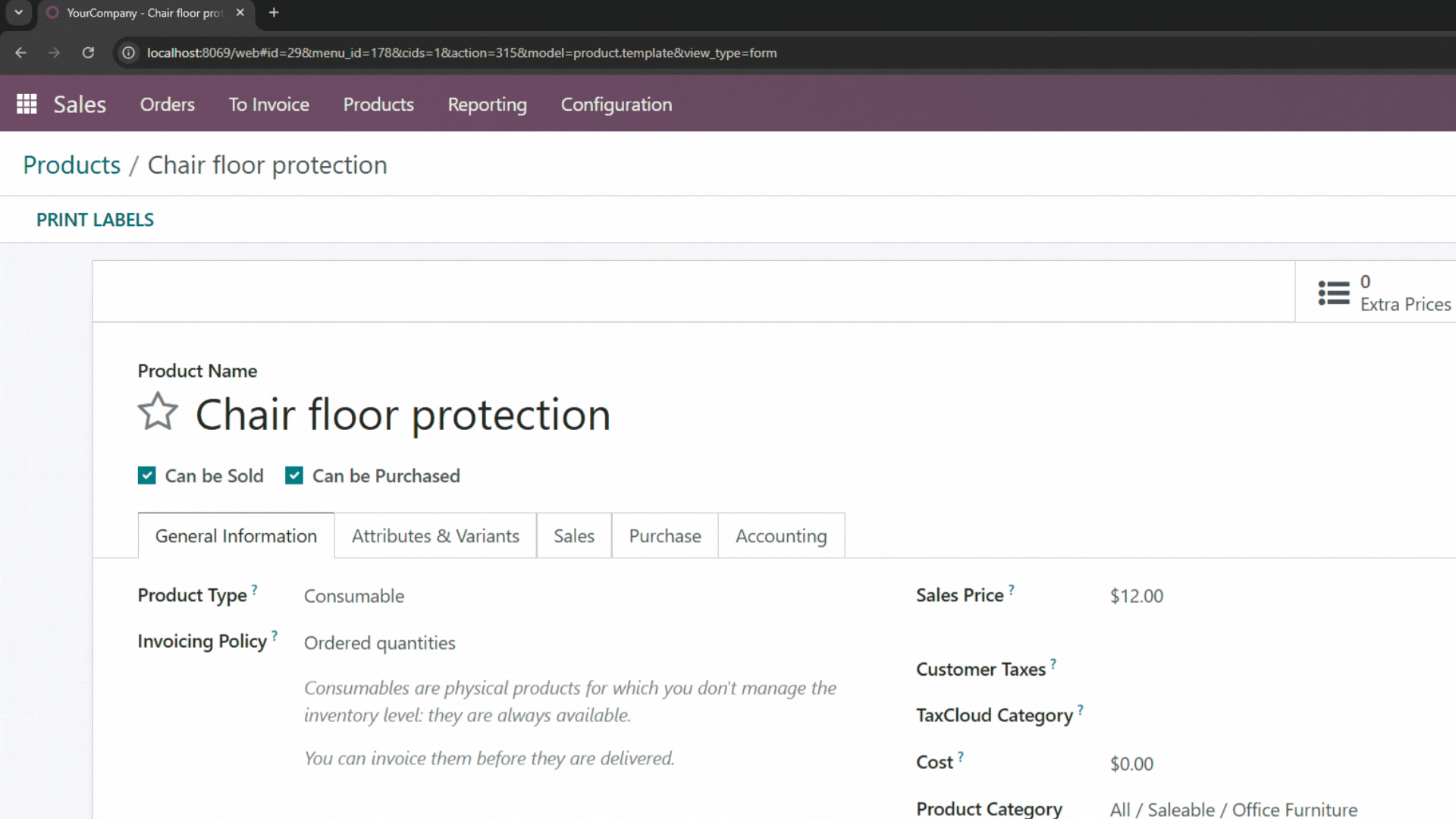 Custom Fields for Products