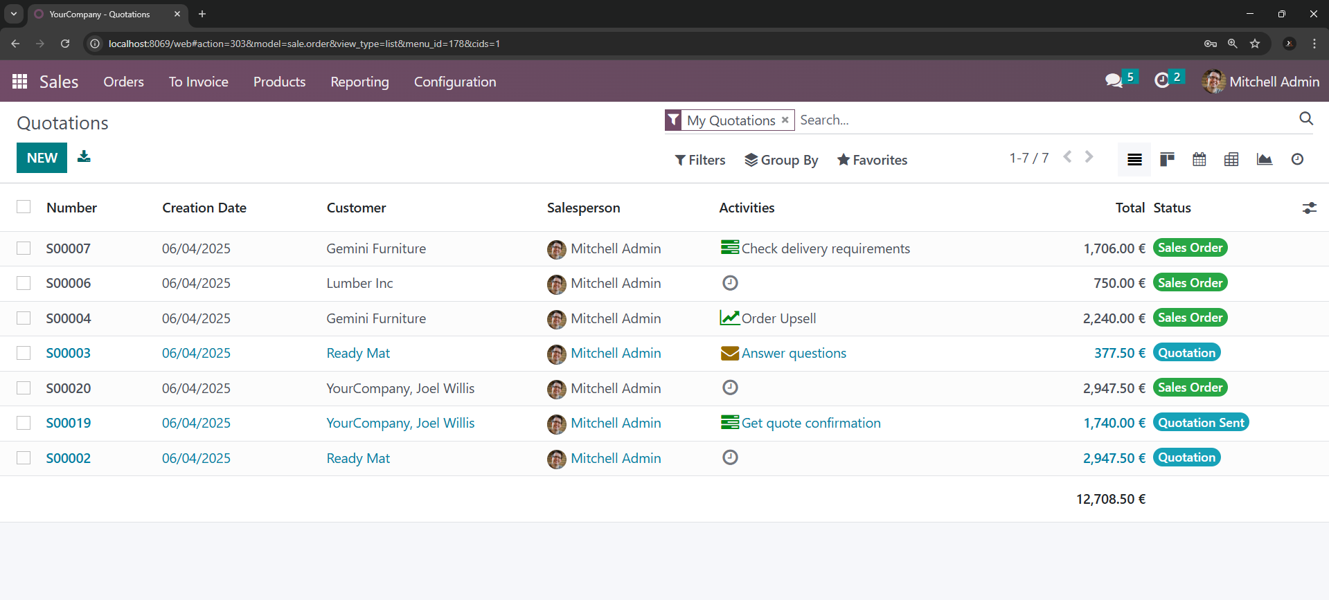 Set Up Custom Fields Screenshot