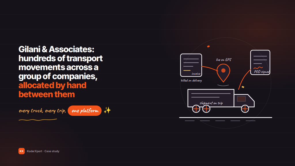 Digitizing Multi-Company Transport & Logistics Operations with Odoo ERP for Gilani & Associates