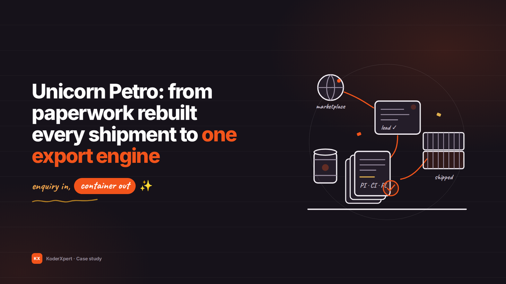 Streamlining Export Sales & Documentation with Odoo ERP for Unicorn Petro