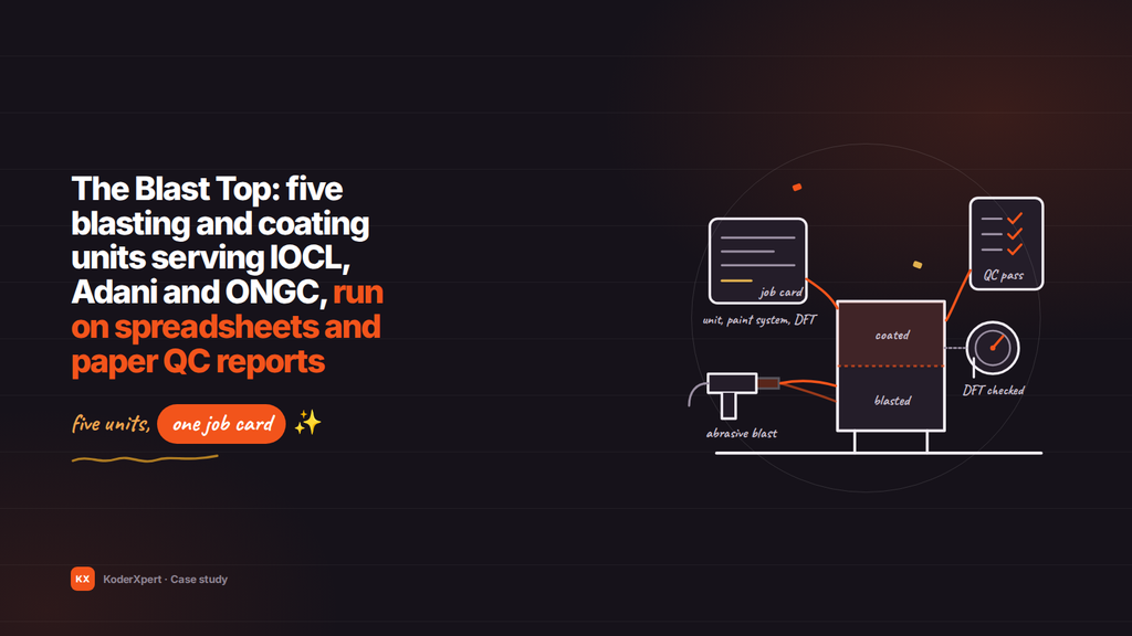 End-to-End Industrial Surface Treatment Operations with Odoo ERP for The Blast Top