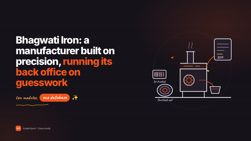 Transforming Iron & Steel Manufacturing Operations with Odoo ERP for Bhagwati Iron